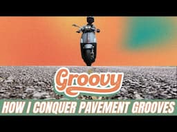 Getting GROOVY - Scooter riding over Grooved Pavement without Fear | Vespa Sprint 150 S