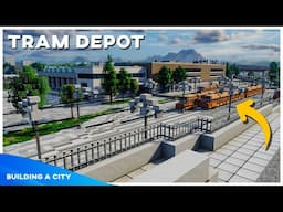 Tram Depot - Building A City #141 [Minecraft Timelapse]