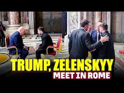 Months after white house brawl President Trump, Zelenskyy meet at Pope Francis'funeral I Rome
