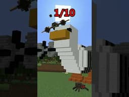 Minecraft: Complete the ANIME BRAINROT builds! 🤯 #Shorts