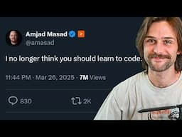 "i no longer think you should learn to code." - AI CEO