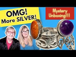 PART 2 of our MYSTERY JEWELRY UNBOXING Haul Sterling SILVER and Fun Stuff with Mom!