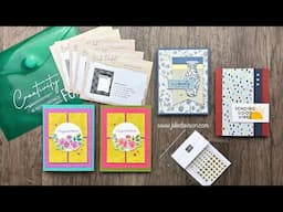 3 Inspiring Card Layouts from NEW Stampin' Up! Annual Catalog | 5/23 Friday Night Stamp Therapy