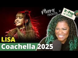 Khadija RiVERSE Reacts: LISA at Coachella 2025 (Highlights)
