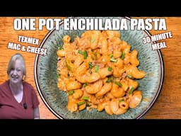 ONE POT ENCHILADA PASTA IN 30 MINUTES FOR EASY DINNER