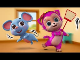 🐭 Aaj Mangalwar Hai Chuhe Ko Bukhar Hai | चूहे को बुखार है | Hindi Rhymes