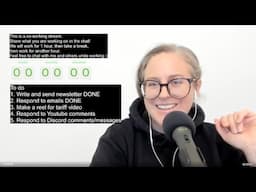 Co-working stream: come get things done with me!