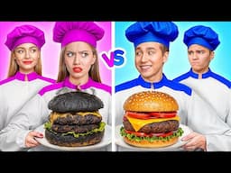 Boys VS Girls Cooking Challenge | Giga Rich vs Poor by Multi DO Challenge