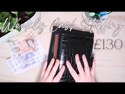Weekly Cash Stuffing UK | £130 | Single Mum Budgeting