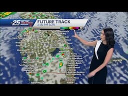 Isolated downpours possible