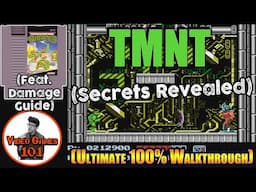 Teenage Mutant Ninja Turtles NES Walkthrough | 100% Guide | Video Games 101
