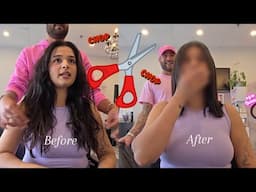 I Chopped Off My Hair 😱 | Long to Short Hair Transformation for a Round/Oval Face