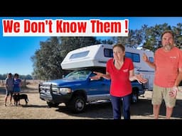 We Invited Complete STRANGERS to Camp on our Property in their Truck Camper!