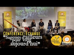 Conférence-échange « Sagesses d'ailleurs pour vivre aujourd'hui » avec Demain-Vendée
