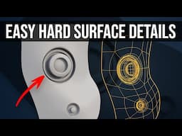 Hard Surface Detailing Made Easy : Blender Tutorial