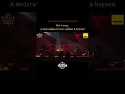 गीत नहीं है ये।युद्ध की घोषणा है — भीतर भी, बाहर भी। Great Indian Film & Lit Fest #aarambh #music