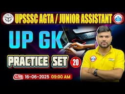 UPSSSC Junior Assistant UP GK Classes 2025 | UPSSSC AGTA UP GK Practice Set #20 | AGTA UP GK MCQs