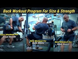 Back Workout Program For Size & Strength | Back Workout | Mukesh Gahlot #youtubevideo