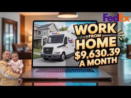 FEDEX WILL PAY YOU $2,407/WEEK | WORK FROM HOME | REMOTE WORK FROM HOME JOBS | ONLINE JOBS CARNIVAL