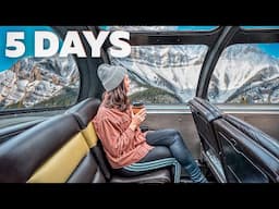 My 105-Hour Train Journey Across Canada! Via Rail The Canadian