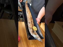 Korean Master Debones Giant Hairtail in One Clean Sweep!