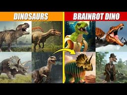 Transforming Dinosaur Into Brainrot Dinosaur | SPORE