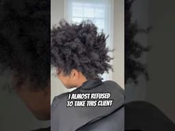 Detangling Matted Hair #curlyhair #naturalhair #menshair #mixedkids