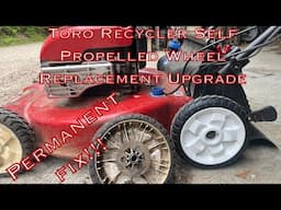 22” Toro Recycler Stripped Drive Wheels - METAL GEAR UPGRADE! (PERMANENT FIX!!!)
