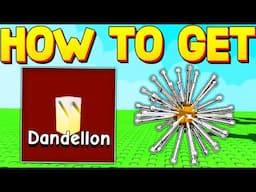 How to Get DANDELION + SHOWCASE in Grow a Garden! ROBLOX