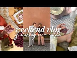 a weekend of fun, finishing wips & tiny adventures• marlene knits & vlogs