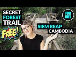 Secret FREE forest walking trail to Angkor Wat - no ticket required! Siem Reap, Cambodia #forriel
