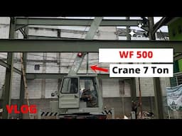 WF 500! Erection Proyek Konstruksi Baja Gedung Sekolah