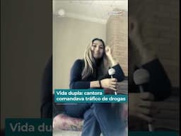 Vida dupla: cantora comandava tráfico de drogas | #DomingoEspetacular #shorts