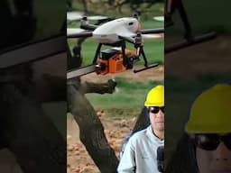 El dron moto sierra que va a cambiar todo!