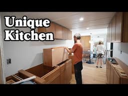 We Found The Coolest Handles for Our New Cabinets - Salvaged Mobile Home ReBuild Vlog