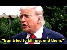 JUST NOW: Iran tried to assassinate Trump.