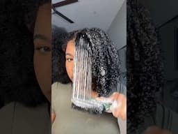 AFRO to CURLS #afro #curlyhair #hairstyle