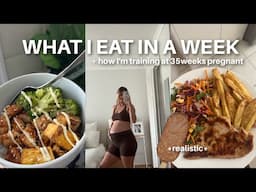What I Eat & Pregnancy Workouts During The Third Trimester