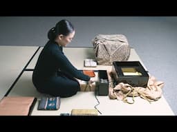 Unwrapping (and Rewrapping) Japanese Tea Utensils