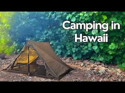 CAMPING in HAWAII | Camp Olowalu & Hiking to a Waterfall | 13 Crossing (Makamakole)