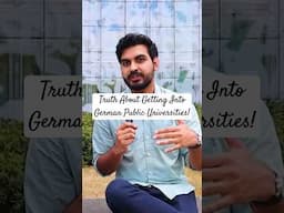 Truth About Getting Into German Public Universities – Is Your Profile Good Enough?