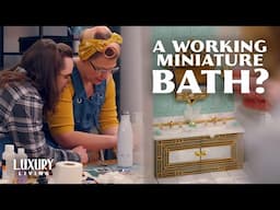 Creating a Miniature Art Deco Bathroom with Working Plumbing? | EP 2 | Sandi Toksvig