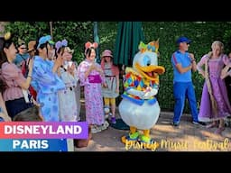 Disneyland Paris Today, Disney Music Festival, The music keeps on playing! Minnie, Daisy, Rapunzel..