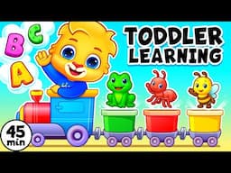 Toddler Learning Colors, ABC & Kids Songs + Educational Videos For Toddlers With Lucas & Friends