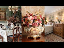 How to Style a Vintage Chic Home with Classic Charm & Elegant Details🌸✨️VINTAGE HOME DECOR