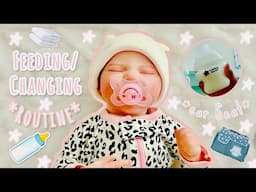 Reborn Baby| Feeding And Changing Routine|Role~Play|Reborns World