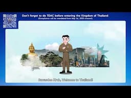 Mandatory TDAC Submission Prior to Entering Thailand 🇹🇭
