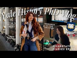phd vlog | It's time for an academic comeback (Yale History PhD Dissertation Diaries)