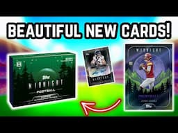 These Cards are STUNNING! 2024 Topps Midnight Football Hobby Box Review!