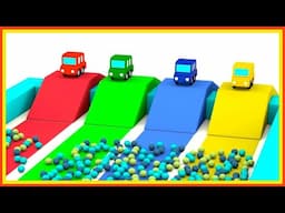 LEARN to STEAL! - How do Cars do that? - Cartoon Cars - Cartoons for Kids!